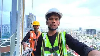 LED RGB Light Installation at Height &ndash; Full Process with Safety #elctrician #industrialelectrician