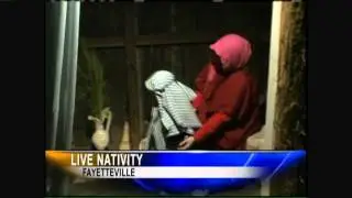 Round Mountain Community Church Walk Through Live Nativity Scene