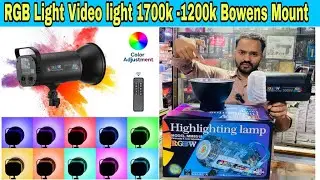 NEW Rgb led light video light Outdoor lighting 1700k-1200k Bowens Mount ( Wholesale price & Review 