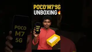 POCO M7 5G Unboxing | First Look & Hands On | Best Budget 5G Phone 2025 #gadgetgig #poco #pocom7