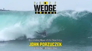 John Porzuczek - Boardriding Wave of the Year Entry - Wedge Awards 2022