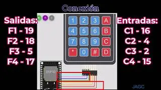 Esp32 - Teclado matricial