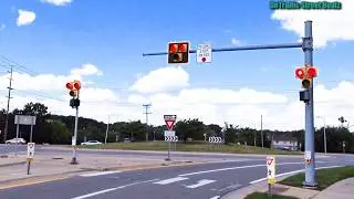 Hawk Crosswalk Signals At Roundabout | Maple & Drake