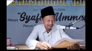 BAB MUNAJAB KEPADA ALLAH @Masjid Syafi'ul ummah Puri permata Tulungagung 