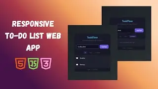 Create a To-do list App using HTML, CSS, JavaScript, and LocalStorage