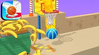 Bounce Dunk ​- All Levels Gameplay Android,ios (Part 158)