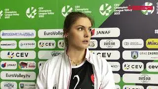 Martyna Grajber po meczu z Mladostią Zagrzeb