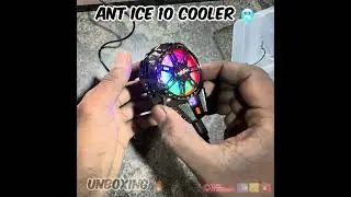 Ant ice 10 mobile cooling fan unboxing #antesports #viralshort #trending #gaming #coolie #game #bts