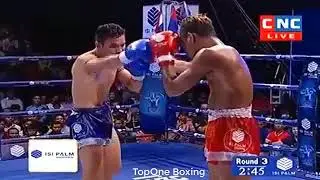 Lao Chantrea Vs Rongnapha(thai), Khmer Boxing,TopOne Boxing