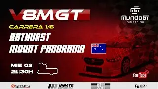 V8MGT 2022 | Bathurst Mount Panorama C1/6 | iRacing MundoGT