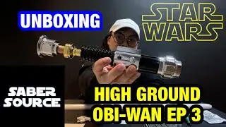 OBI WAN KENOBI EP 3 LIGHTSABER UNBOXING | SABER SOURCE