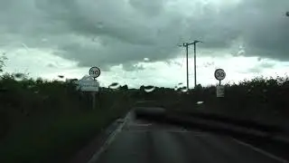 Driving From Hallow Through Sinton Green & Wichenford To Holt Heath, Worcestershire, England