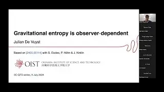 Julian De Vuyst - Gravitational entropy is observer-dependent