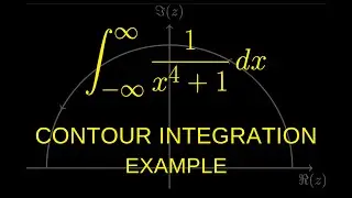 Residue calculus integration example with simple poles, Complex Analysis