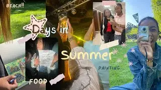 °❀⋆ My life in Summer .ೃ࿔* | Beach Day,Picnics,Painting date,Cinema, Hanging out w Friends etc.