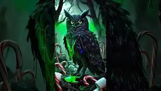 Cotton Candy Owl vs. Neon Nightmare: A Twisted Transformation!