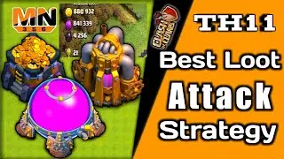 TH11 Best Loot Attack Strategies | Giant Wizard Best Farm Attack Armies For Big Loot in TH11 in COC