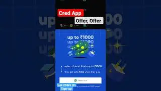 Cred App Biggest Loot Offer | Get 250rs on Sign-up | Link In Comment Box | Refer and earn #shorts