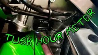 Kawaski KLX 300R Hour Meter Install