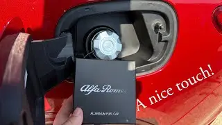 Alfa Romeo Gulia/Stelvio aluminum fuel cap