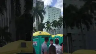 People sneaking into ULTRA MIAMI 2017