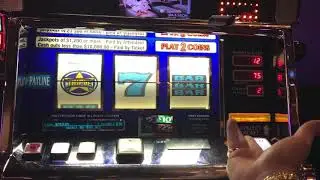 Triple Red White & Blue Slot - 2x 5x 10x Bonus Frenzy Slot JACKPOT - High Limit