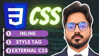 Inline Style, Style Tag & External Stylesheet In CSS🔥🔥#college #css #webdevelopment #frontend