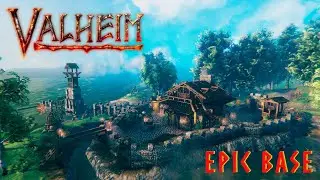 Epicka Baza w Valheim! Najlepsza forteca dla wikinga | Epic Viking Fortress!