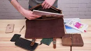 Обзор кожаного портфеля Vintage 14774