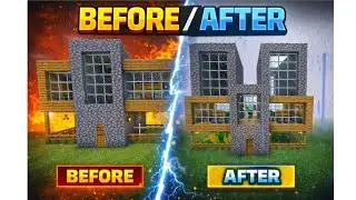Minecraft House Transformation 😱 | Before vs After 🔥 Part 1 | Amazing @Noobvsproo@APNA_GAMING_HUB
