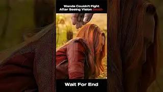 Wanda Couldn't Fight After Seeing Vision Death #shorts #marvel