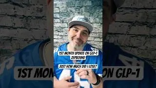 My first month on GLP-1 Zepbound Update #glp1 #zepbound #weightlossjourney