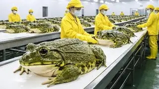 Inside the World’s Largest Frog Farm Factory: Millions Raised From Egg to Market (Full Process)