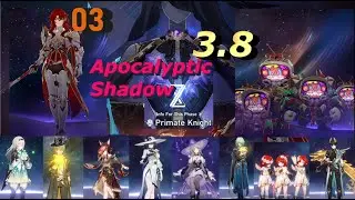 Firefly E0 & The Herta E0 | Apocalyptic Shadow 3 | 3.8  | Primate Knight | HSR |