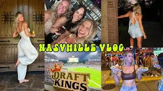 NASHVILLE VLOG | NFL game, Draft Kings, downtown Nashville, glizzys, meeting my new management team