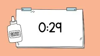 Cute school themed timer for all ages 😁 ( No Sound ).