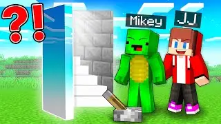 JJ and Mikey Built an INVISIBLE Base in Minecraft Maizen !