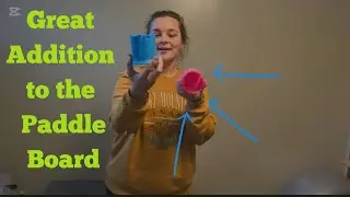 Paddle board cup holder 