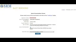 SRMJEEE SLOT BOOKING 2023 phase 2 and phase 3 . Your Step-by-Step Guide to Booking the Perfect Slot!