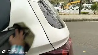 Zero Spot car care kit demo at petrol pump Chandigarh India #carcarekit #youtubeshorts #car