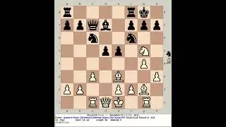 Floyd 0.9 vs Stockfish 17.1 | Queen's Pawn: Old Benoni Defense #chess