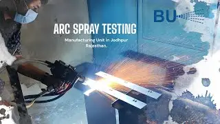 ARC SPRAY TORCH TESTING || METALLIZING GUB || THERMAL SPRAY GUN || MANUFACTURER BALAJI UDYOG