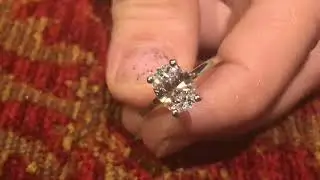 2.5 Oval cubic zirconia 9 mm by 7 mm solitaire cz ring |8620