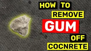 How to Remove Gum Off Concrete | PowerWash Academy