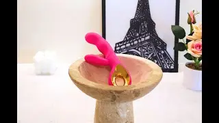 SEX ANGEL 2 MOTORS 4 POINTS 10 MODES VIBRATOR - ROSE