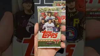 2025 Topps Holiday Baseball Mega Box Pack 5 #shorts #baseball