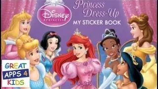 Disney Princess Dress Up: My Sticker Book | Disney App for Kids