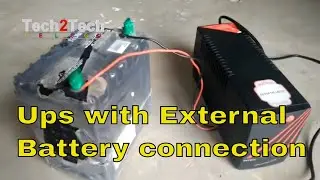 Ups with external battery connection, ups battery backup 4 hours, simple electronic projects