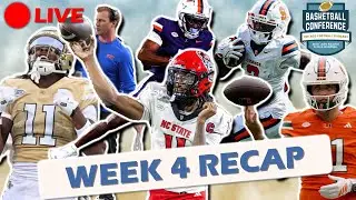LIVE Week 4 ACC Football Recap | Syracuse Shocks Clemson, Miami & Florida, Duke Beats NC ST, MORE!