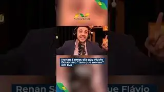 Renan Santos diz que Fl&aacute;vio Bolsonaro &ldquo;tem que morrer&rdquo; em live